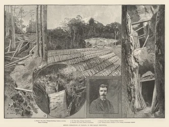 Operazioni minerarie a Pahang, nella penisola malese